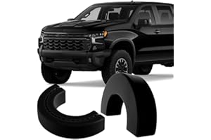 MITANLUXI Tow Hook Cover Compatible with 2007-2024 Chevy Silverado 1500 Accessories, Front Tow Hook Cover-Tow Hitch Cover-Hitch Covers for Trucks Fit for 2007-2024 Chevrolet Silverado 1500 Accessories (Black)