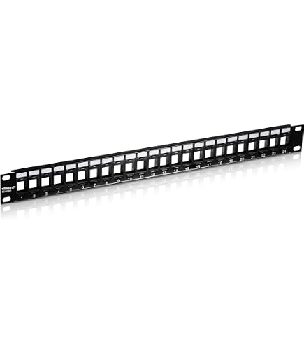 Amazon.com: Commscope UNP-U-610-1U-24 760180042 Patch Panel, Cat6