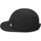 Clakllie Quick Dry Short Brim Hats for Men 5 Panel Running Hat Waterproof Baseball Cap Outdoor Hiking Hat Flat Bill Cadet Cap