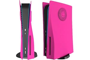Face Plate Cover Shell with Cooling Vents for PS5 Disc Edition Console Faceplate, Accessories Compatible with Playstation 5 P