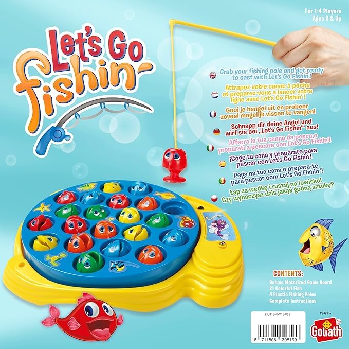 Goliath 30816 Let's Go Fishin' Original (ML), Multi-coloured Fishing game for children.