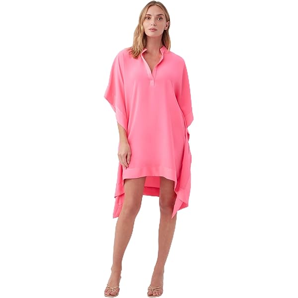 Lilly Pulitzer Pilar Tunic Linen Dress Aura Pink MD at Amazon Women's  Clothing store