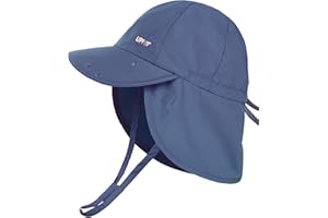 FURTALK Baby Sun Hat with Neck Flap UPF 50+ Adjustable Baby Boys Girls Summer Beach Hat for Traveling Swim Hat