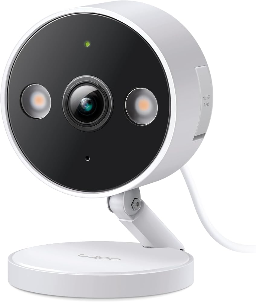 Tapo 2K+ Indoor/Outdoor Wired Security Camera, Baby Monitoring, C120 | 2024 PCMag Editors' Choice, Person/Pet/Vehicle Detecti