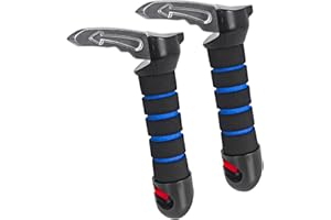 Shouken 2 Packs 3 in 1 Car Door Handle for Elderly-Car Handle Assist for Elderly - Vehicle Support Handle - Standing Mobility Aid Tool for Elderly-Car Door Latch Handle for Seniors