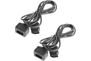Wiresmith 2X 2-Pack Extension Cable Cord for Original Nintendo NES Controller