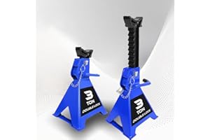 Jack Stands with Double Locking Pins, Adjustable Height Car Jack Stand, for Lifting SUV, Pickup Truck, Car and UTV/ATV, 3 Ton