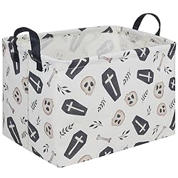 FXOCSHE Halloween goth thriller basket,Empty