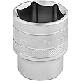 Draper 16618 1/2" Square Drive 6 Point Socket, 27mm Size