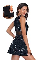 PCGAGA Women's Tennis Dress with Separate Shorts