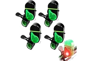 Hizoncore Fishing Bite Alarm, Electronic Fishing Alarms with LED Light, Sensitive Sound Alert for Night Fishing, Waterproof Fish Bite Indicator for Fishing Rods, Ice Fishing