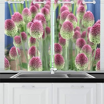 Cortinas opacas para cocina Ojal Habitación con aislamiento térmico