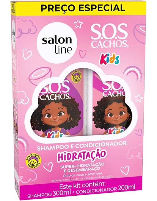 Kids Conditioner Für Lockiges Haar – SOS Hydration Cachos, Tierversuchsfrei & Extra Mild