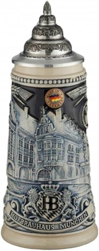 Amazon Com Hofbrauhaus Munich German Beer Stein Munchen Beer