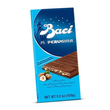 Perugina Baci - Milchschokolade und Gianduja-Haselnuss-Milchschokolade mit Haselnüssen (150g)