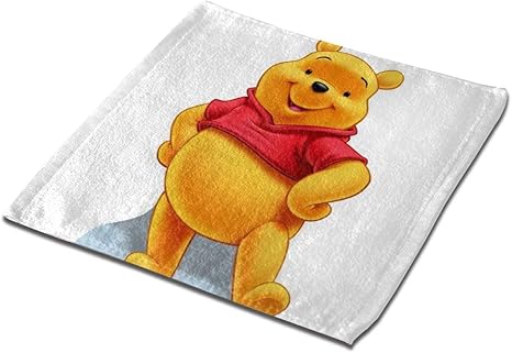 Amazon Co Jp くまのプーさんかっこいいです6 四角形タオル 柔らかな肌触り 吸水速乾 耐久性 人気 家庭用 業務用タオル マイクロファイバー フェイスタオル ホーム キッチン