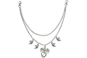 Dragon Pendant Pant Chain, Western Mythology Cool Charm Jeans Accessories, Hip Hop Layered Belt Chains, Quirky Jewelry for DI