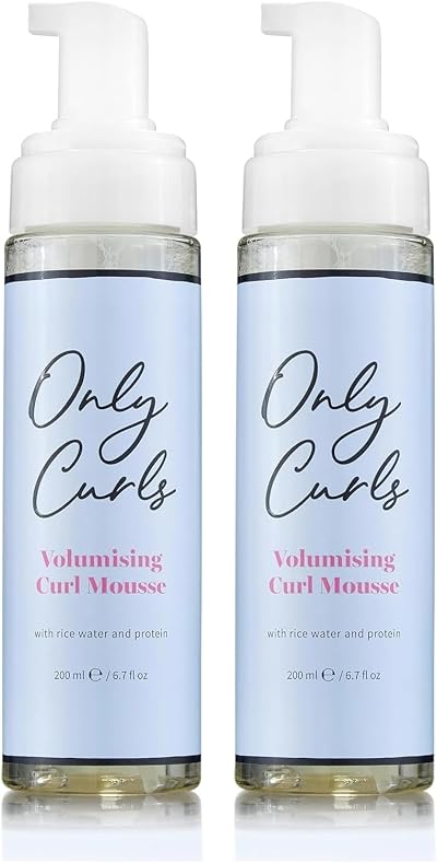 Only Curls Curl Mousse Duo - Lightweight Volumising Foam 200ml x2