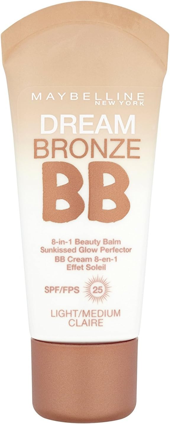 Maybelline Dream Bronze BB 01 Light-Medium Tinted Moisturizer Foundation New