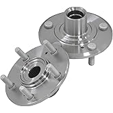 BRTEC 44600-S47-000 2 Pack Front Left/Right Wheel Hub for Honda CR-V 1997-2001/Prelude 1997-2001 Pair