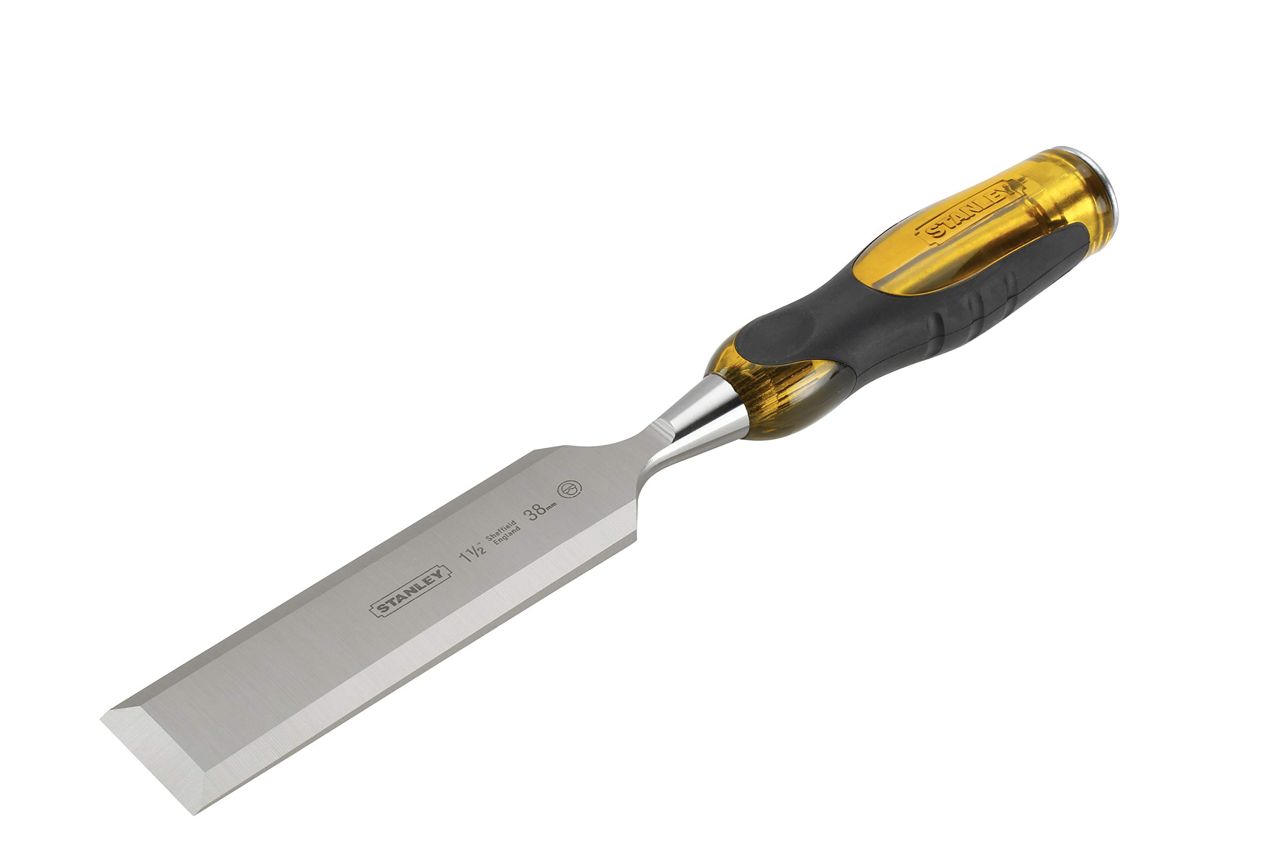 STANLEY FATMAX 38mm/1.1/2" Dynagrip Chisel with Bevel Edge and Strike Cap, 0-16-265