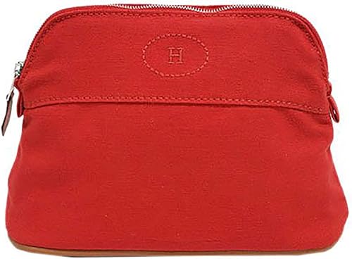 Amazon エルメス Hermes ポーチ H101629m06 ボリード ミニ コットン100 ルージュ レッド 並行輸入品 Hermes エルメス ポーチ