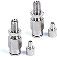Dot Inflation Valve (for 1/4" Air Line) PTC Style, Nickel Plated (2 Pcs) Dot Approved