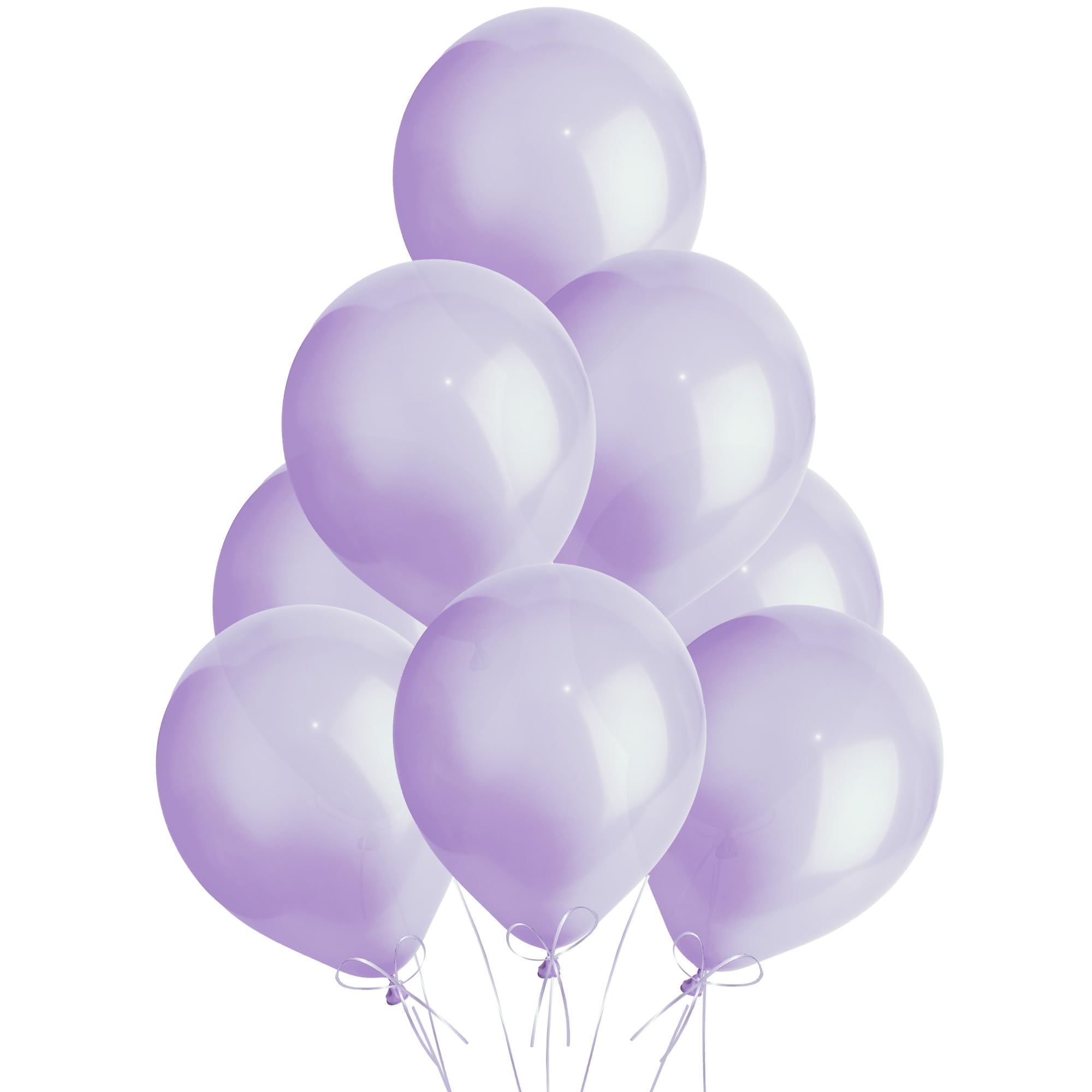Metallic Purple Balloons 50 Pack, Large 12 Inch Thick Latex Biodegradable Helium Party Balloons for Birthday, Wedding, Baby Shower, Valentine's Day Events Decoration for Balloon Arch Garland — image 1