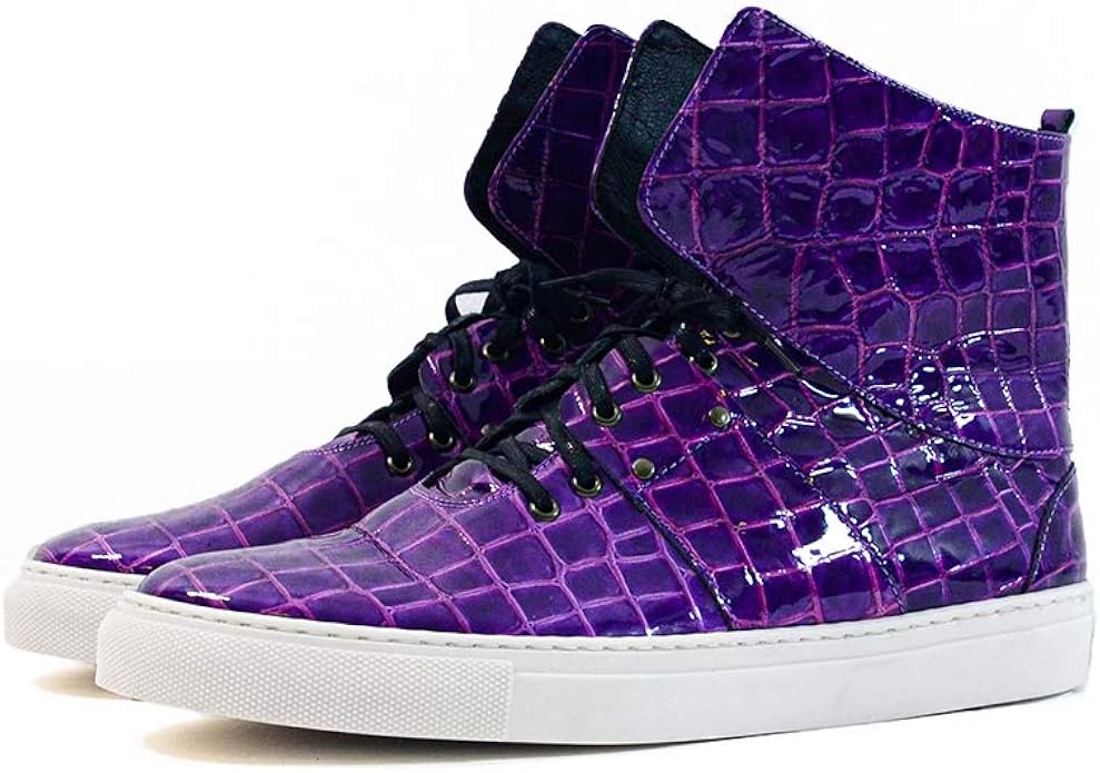 purple casual shoes