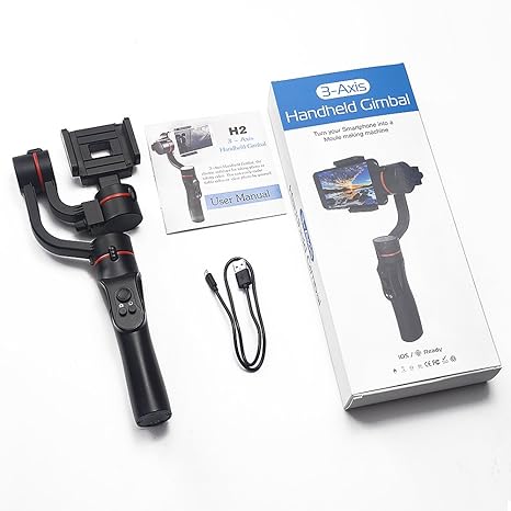 Estabilizador Gimbal de 3 ejes para Smartphone iPhoneX/8/7/7Plus Samsung S8+