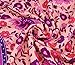 R.Vivimos Women's Long Sleeve Floral Print Retro V Neck Tassel Bohemian Midi Dresses (Large, Pink)