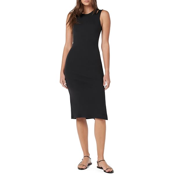 HUDSON Women's Midi Length Sleeveless Maxi Dress, Black Beauty, X-Small at  Amazon Women's Clothing store