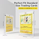 Mcbazel 35PT Magnetic Card Holder UV Protection Protective Storage Case (Box of view 5