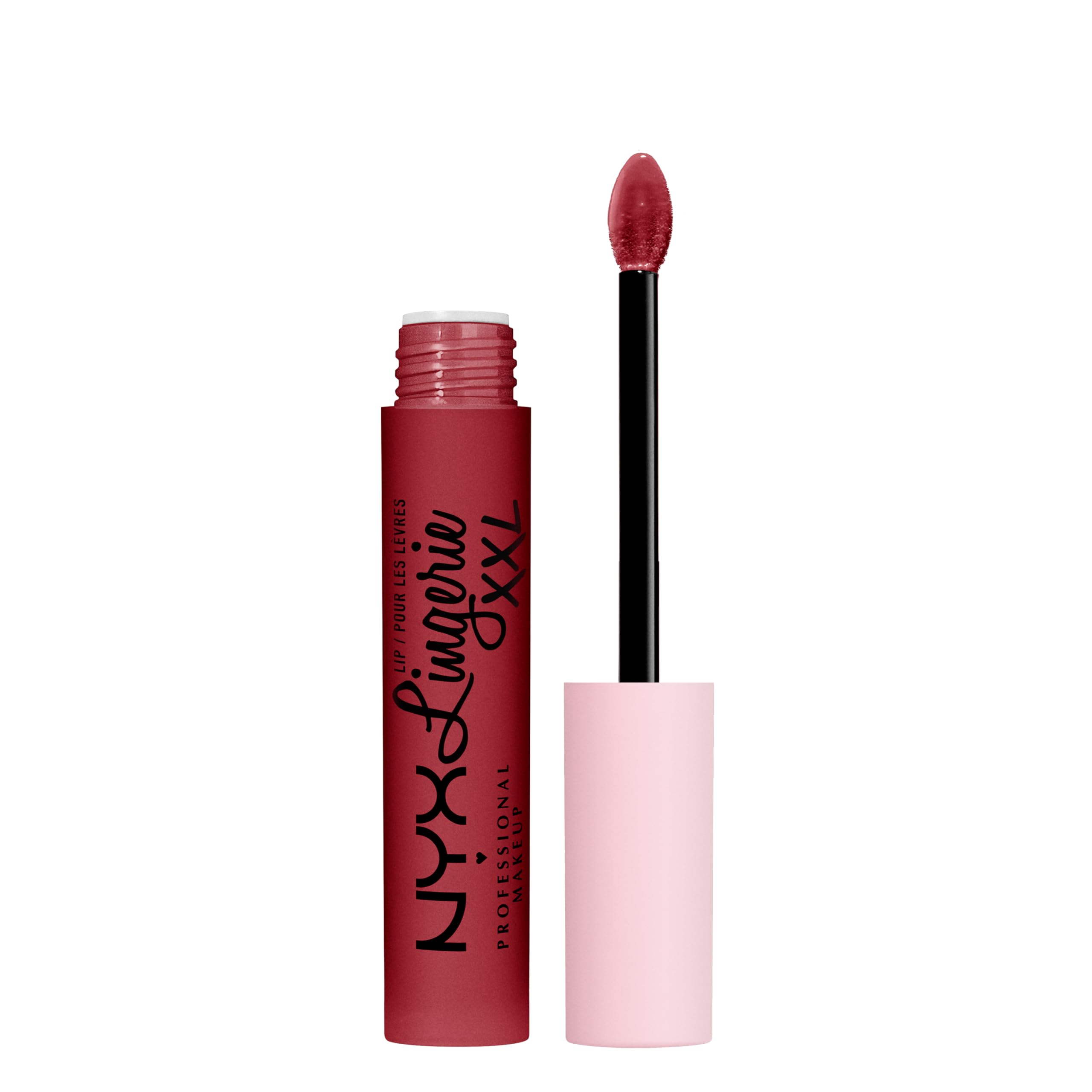 NYX Professional Makeup Lip Lingerie XXL, Long Lasting Matte Liquid Lipstick, Vegan Formula*, It's Hotter