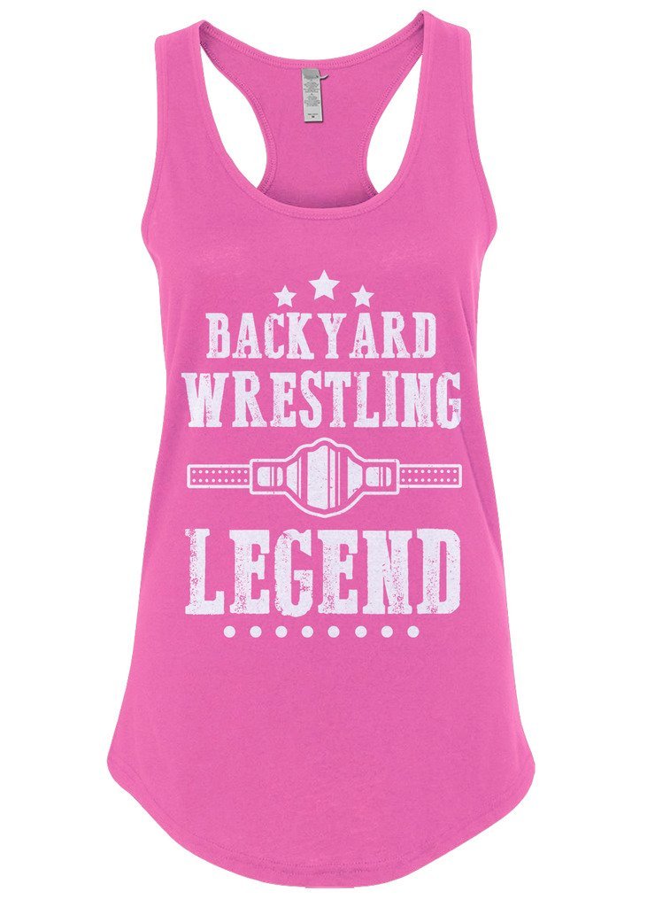 Mixtbrand Backyard Wrestling Legend Racerback Tank Top Shirts