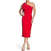 Dress the Population Women's Nicole Sleeveless Bodycon Stretch Midi Sheath Dress