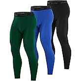 Runhit Men's Compression Running Leggings 3 Pack