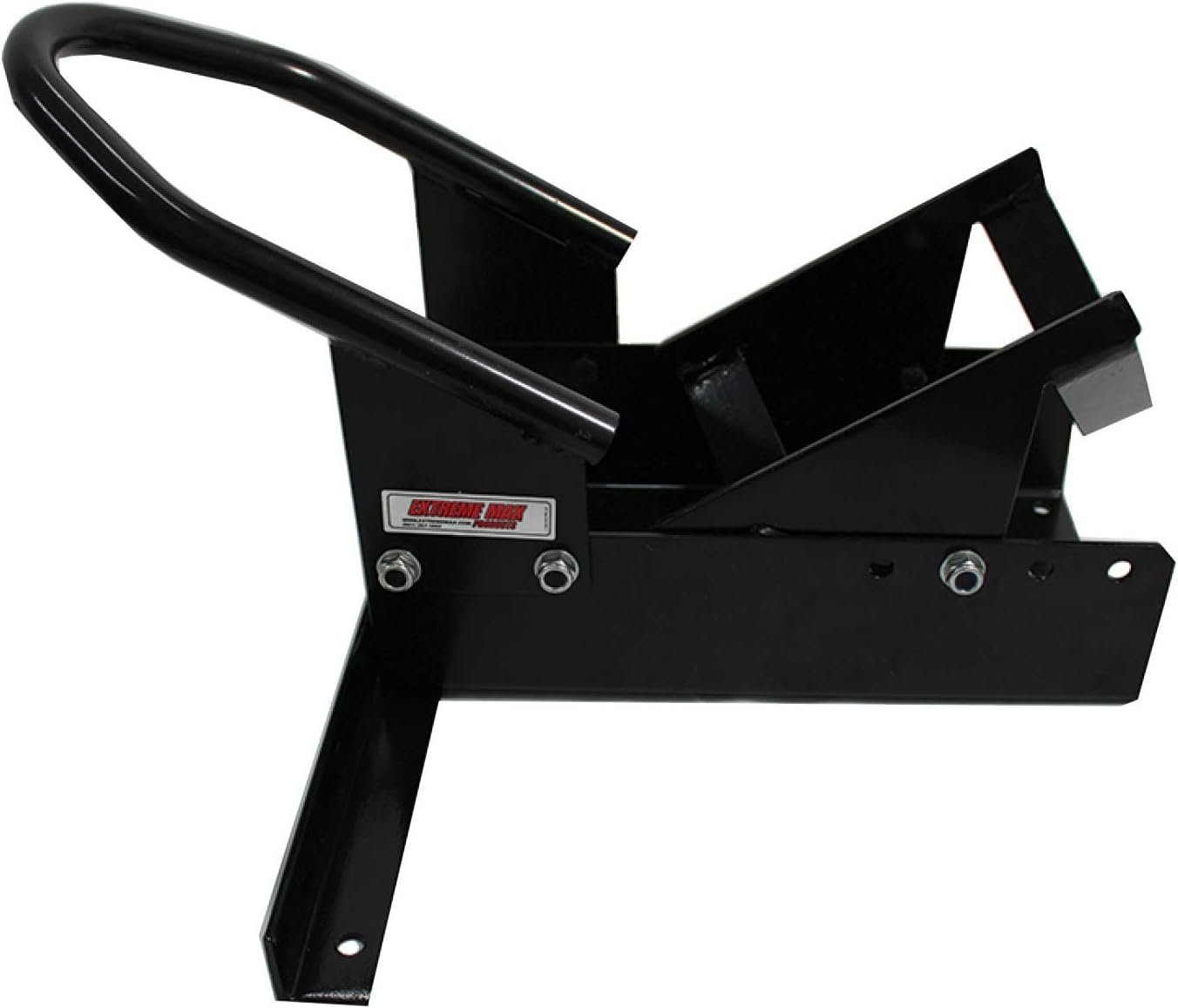 Extreme Max 5001.5010 Standard Motorcycle Wheel Chock - Black: Automotive