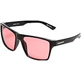 Medspex R787M FL-41 Tinted Glasses for Light Sensitivity Migraine Glasses FL41 Photophobia Fluorescent Light Indoor Outdoor