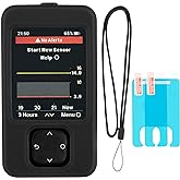 Swiatla Dexcom G7 Receiver Case with Neck Lanyard and 2PCS Screen Protector (Black)