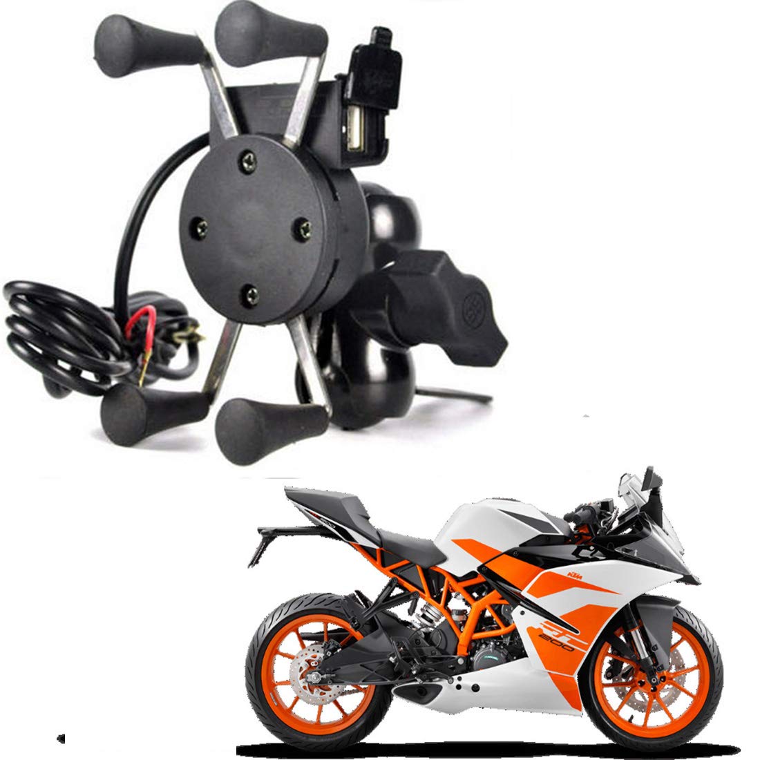 ktm rc 200 mobile holder