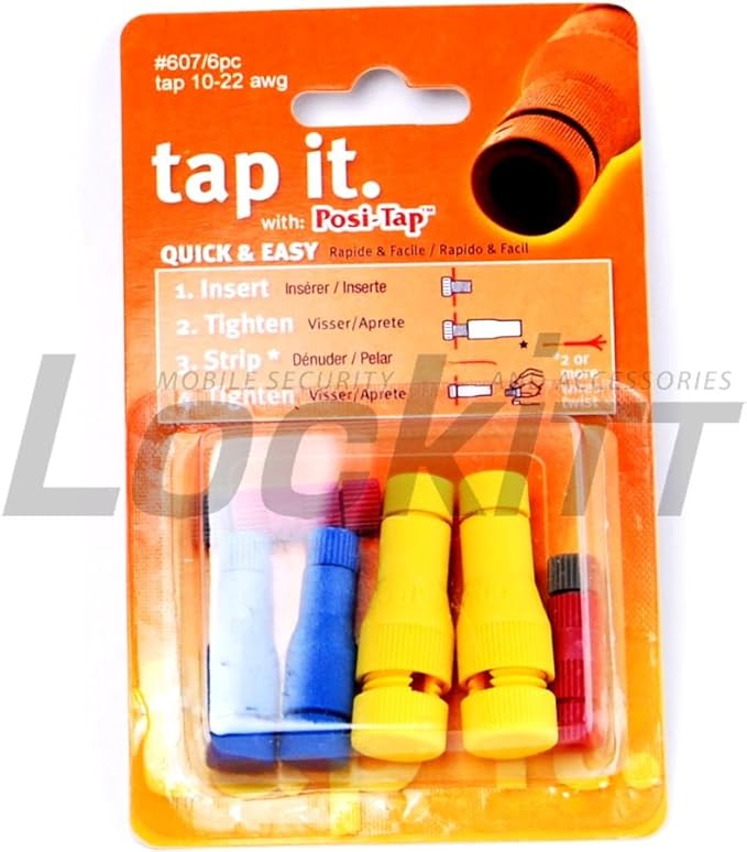 Lockitt POSITAP Assortment pack wire connectors 1022 awg Amazon.ca