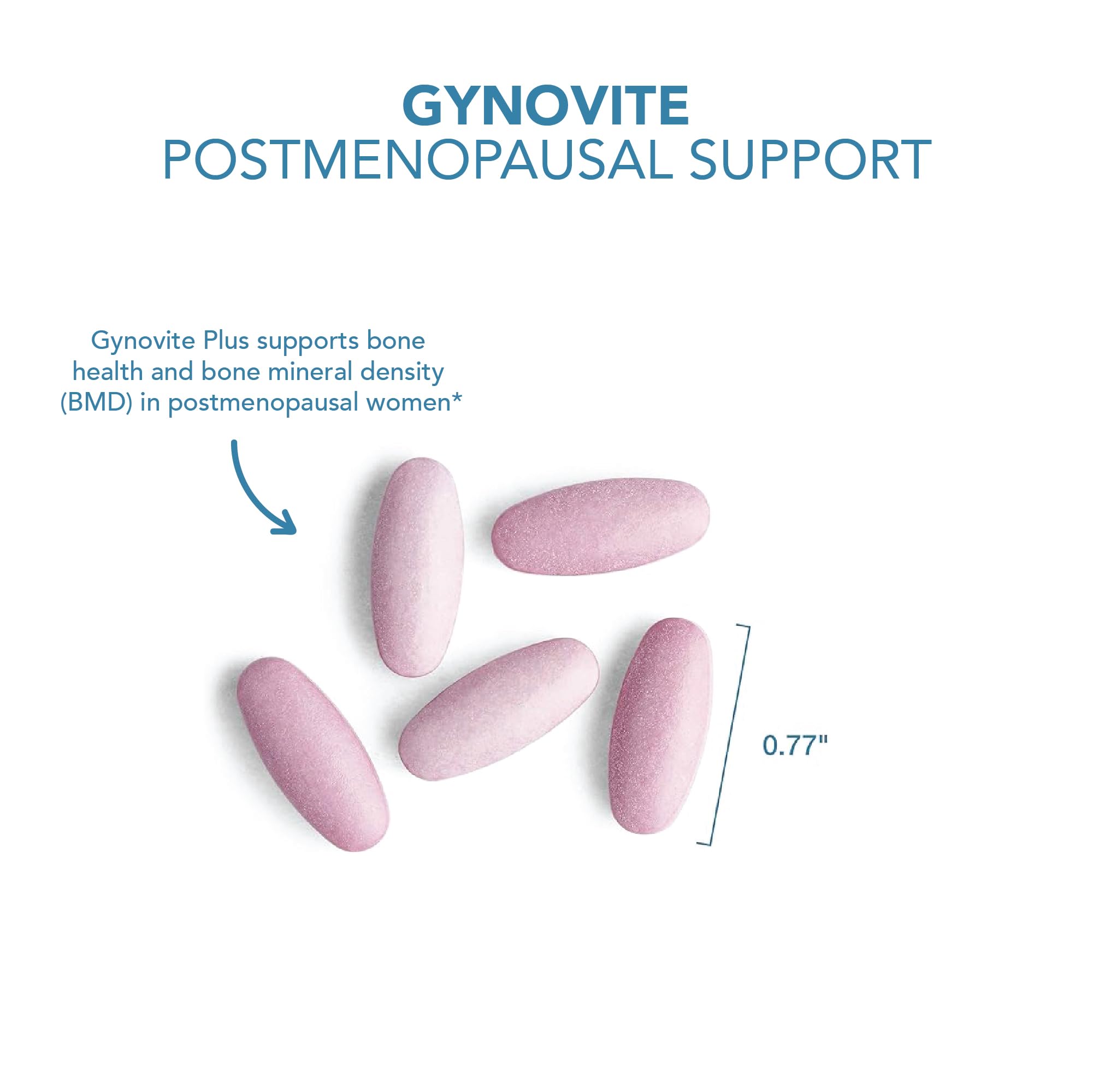 Optimox Gynovite - Menopause Supplements for Women, Post Menopause Support Vitamins for Hot Flash, Night Sweats, Women's Menopausal Comfort - 180 Tablets
