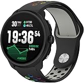 NovNov 22mm Watch Bands for SUUNTO RACE 2/RUN/Vertical/9 Peak Pro/5 Peak | Silicone Sport Replacement Watch Strap for SUUNTO Race S Women Men Quick Release