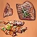Outus Copper Grill and Bake Mat Nonstick BBQ Grill and Baking Mats Reusable and Easy to Clean, 4 Pieces