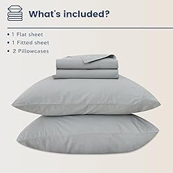 Bedlifes 100% French Linen Sheets Queen Size