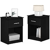 Furinno Tidur Nightstand, 2-Pack, Americano