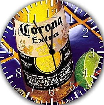 Borderless Corona Extra Beer Frameless Wall Clock