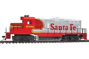 Walthers Trainline EMD HO Scale GP9M Ready-to-Run Sante Fe (Superfleet) #2092