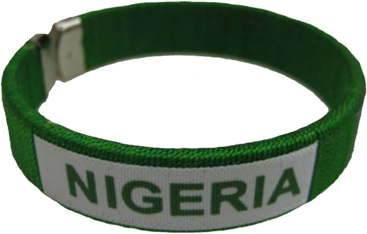 Nigeria Flag C Bracelets Wristbands Clothing
